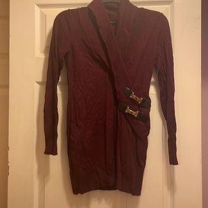 INC sweater burgundy color XS